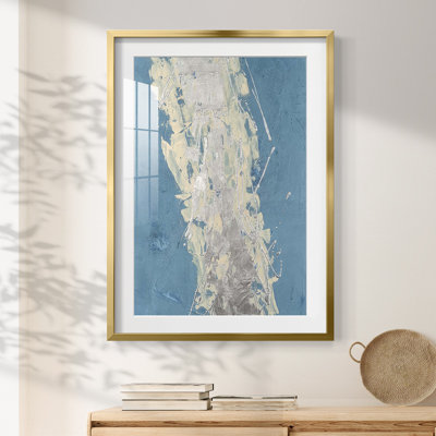 Printed Retro Fling I -Framed Print