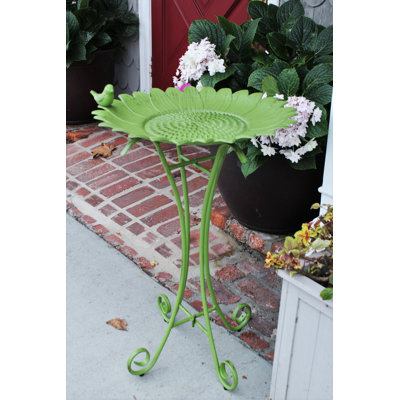 Khronos Metal Tiered Birdbath