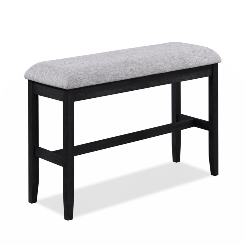Banc rembourré 100% polyester, H 25 po x l 42 po x P 16 po