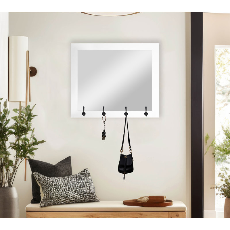 Engineered Wood Flat Wall Mirror