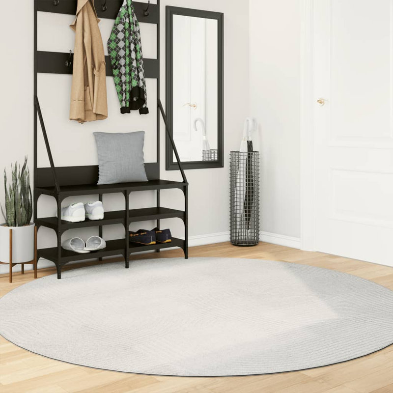 Calles Abstract Area Rug, Round 200cm