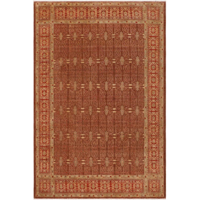 Tapis unique de style brun des années 2000 8 pi 11 po x 11 pi 9 po Kayla par Arshs Fine Rugs