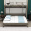Grand lit escamotable avec coiffeuse, miroir central et 2 tiroirs-927132225