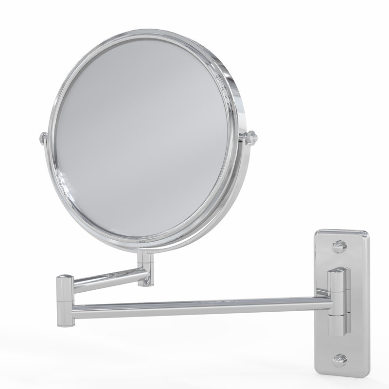 Miroir grossissant et miroir grossissant, Chrome