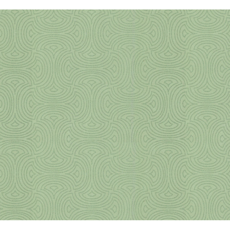 Geometric Wallpaper Roll by Candice Olson, Tan