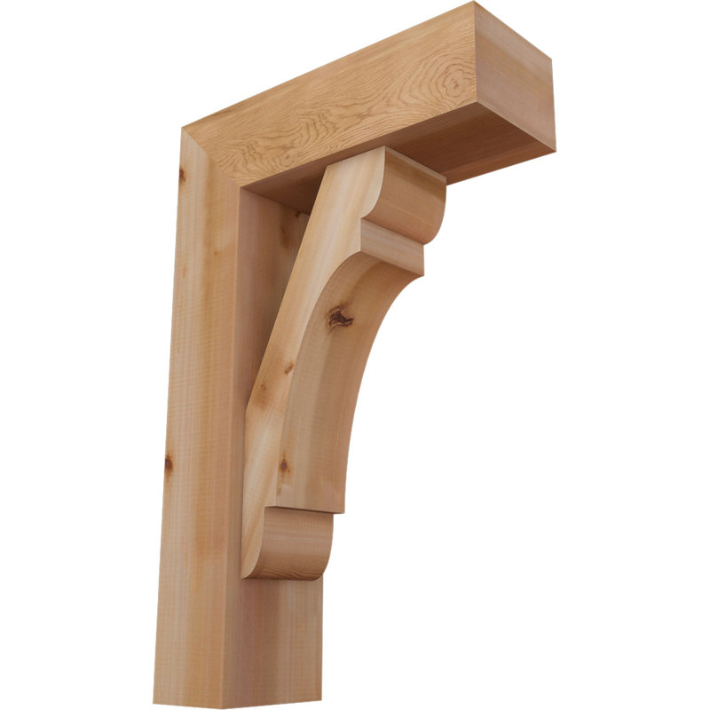 Support de bloc olympique l 7 1/2 po x P 22 po x H 34 po avec renfort en cèdre rouge de l'Ouest, 34 x 22