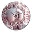 Horloge murale en métal nickel-926774338