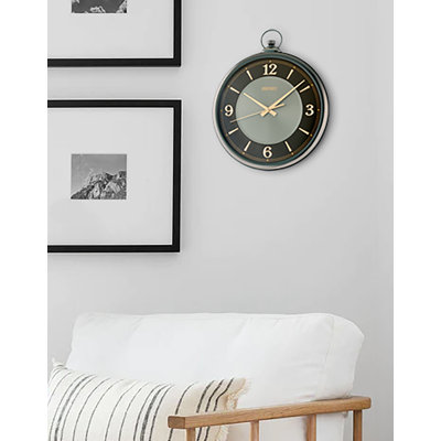 Horloge murale QXA843KLH, noir