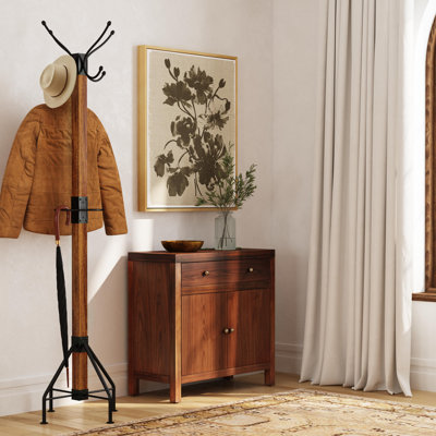 Celine 2-Door Solid Wood Accent Cabinet
