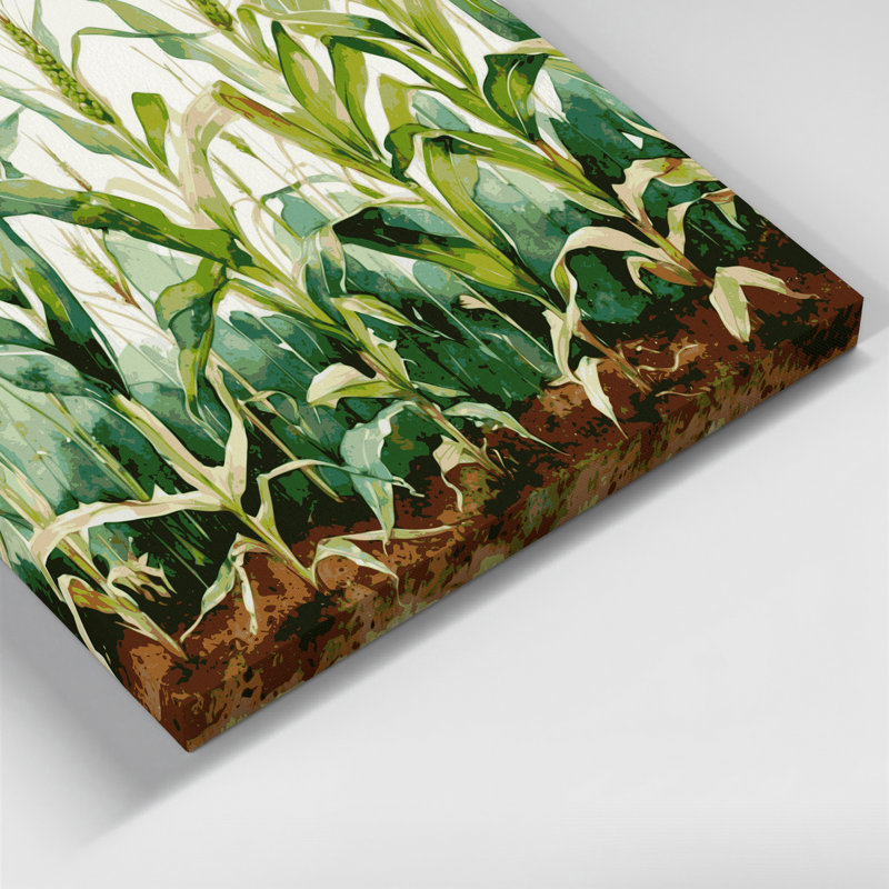 Art mural sur toile beige, H 11 po x l 14 po