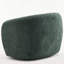 Fauteuil demi-tonneau pivotant rembourré Munehito-986386222