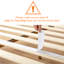 Solid Wood Platform Cherry Bed With Wooden Slats No Box Spring Needed Easy Assembly 12 Inch-1055868541