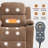 Up To 350 LBS Chenille Power Lift Recliner Chair, Heavy Duty Motion Mechanism With 8-Point Vibration Massage And Lumbar Heating, Stainless Steel Cup Holders, Recliner-417300402