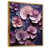 Toile avec cadre flottant or