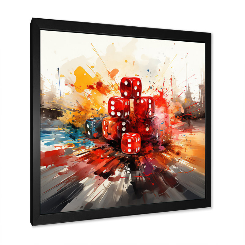 Casino Royale I - impression, Cadre photo noir, H 24 po x l 24 po x P 1 po
