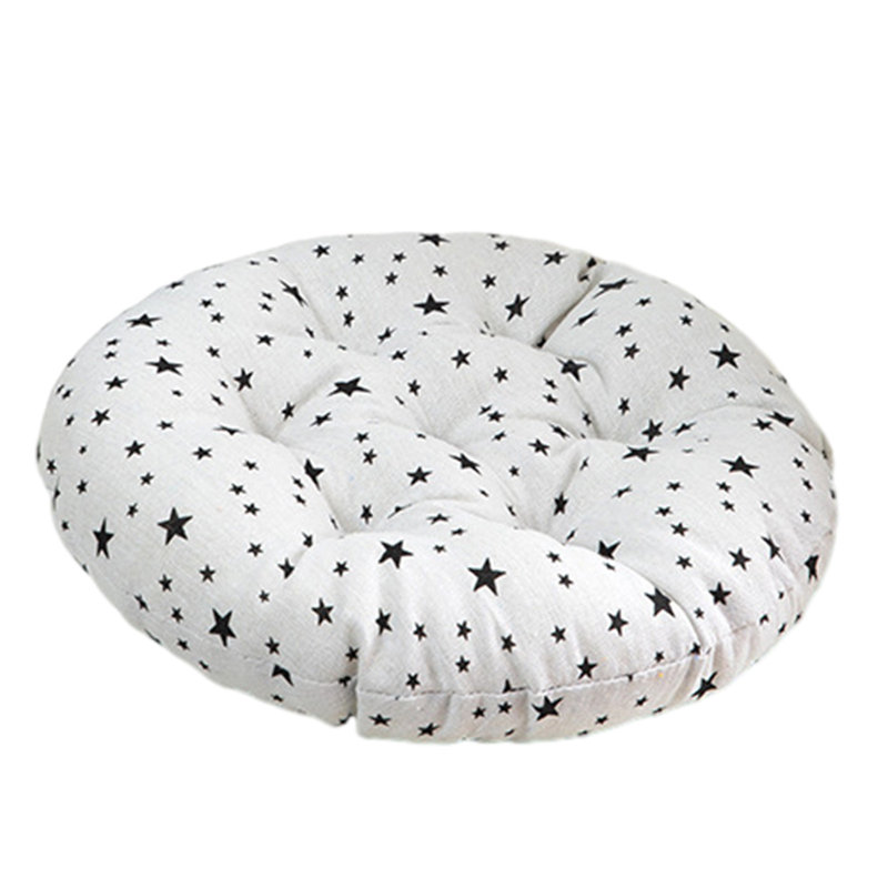Seat Cushions For Home Use, Tufted Corduroy Floor Cushions For Living Room Tatami, 16 Inch, C
