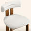Chaise à dossier plein blanc et brun (paquet de 8)-1484969574-1484969576