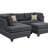 3-PC SECTIONAL Polyfiber Sectional Sofa
