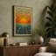 Golden Sunrise Japandi - Wrapped Canvas-1987782031-1987782039