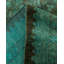 Tapis vert / noir unique 12 pi 5 po x 17 pi 10 po Gendt