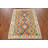 Geometric Wool Kilim Oriental Foyer Rug 3x4