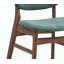 Chaises d'appoint confortables en tissu et finition, ensemble de 2, pour la salle à manger et le salon-1335844482