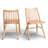 Kloss Solid Wood Slat Back Side Chair-1545482074