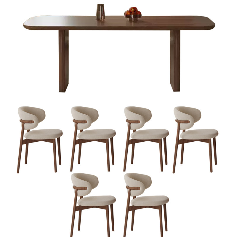 Combinaison table et chaises Nordic Retro