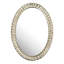 Perle Flat Metal Wall Mirror