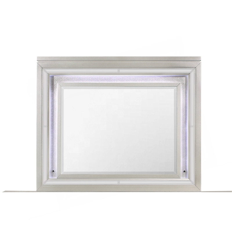 Miroir de champagne avec DEL