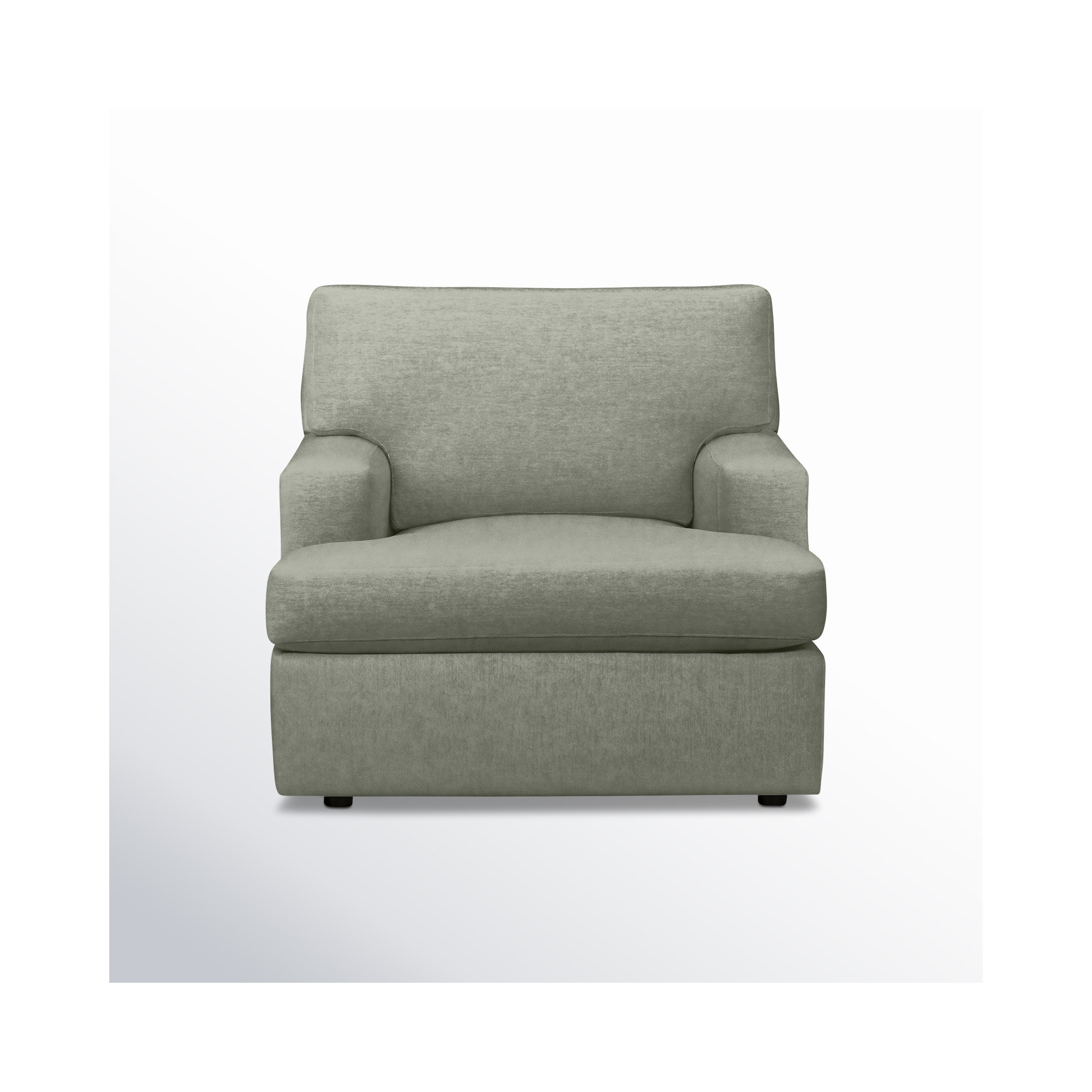 Cleo Upholstered Custom Accent Chair, Nave Metal Performance Distressed Velvet