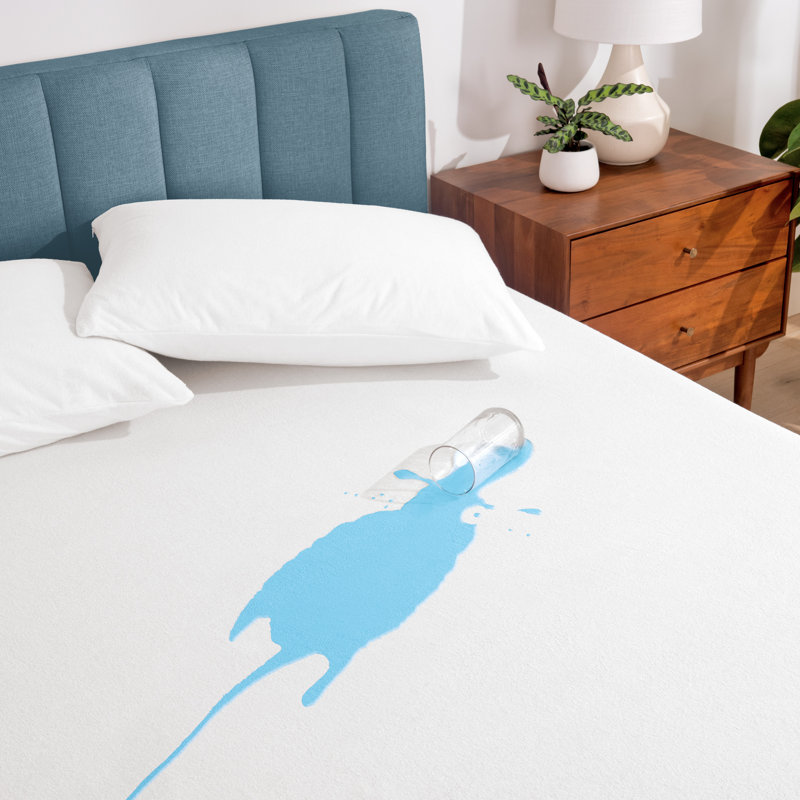 Protège-matelas ajusté ultra doux de qualité supérieure, Double TG, Blanc