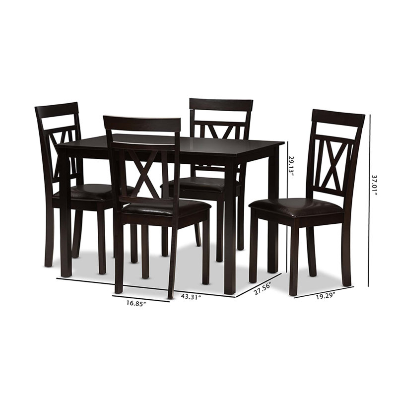 4 - Person Four Leg Dining Set