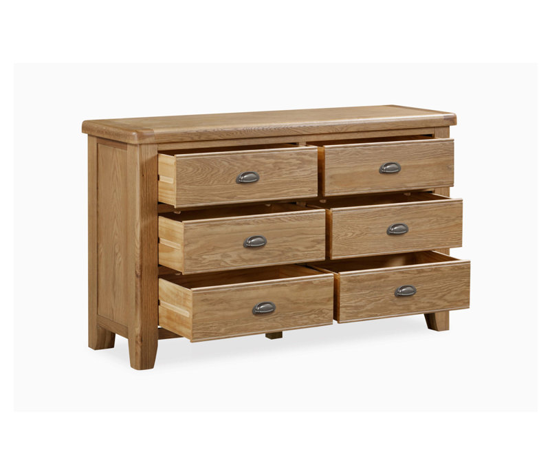 140 cm W Chest of 6 Drawers