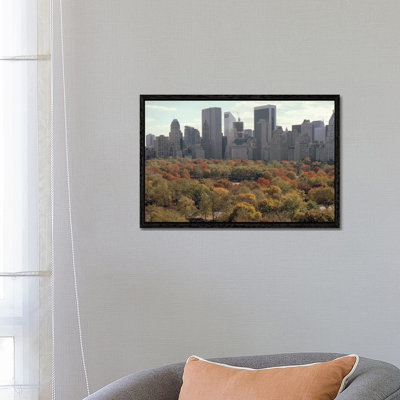 Red Autumn (Central Park NYC, 1979) by Ruth Orkin - Print on Canvas