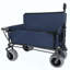 Chariot pliant 3 en 1 avec banquette et plateau de table rabattable à l'arrière - capacité de 500 lb, pneus de plage 9 po x 4 po pour le camping, la plage-123262934