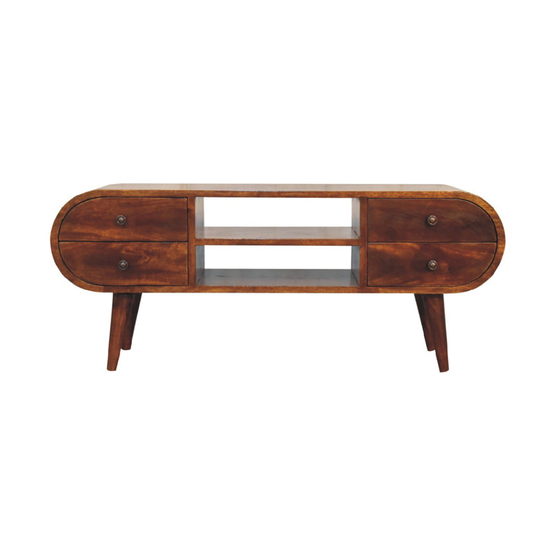 Chestnut Circular Media Unit