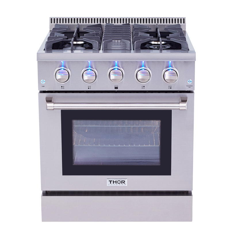 Cuisinière à gaz professionnelle autoportante de 30 po