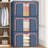 Clothes Storage Bins Boxes with Metal Frame - (Extra Large-105L)-1292190700