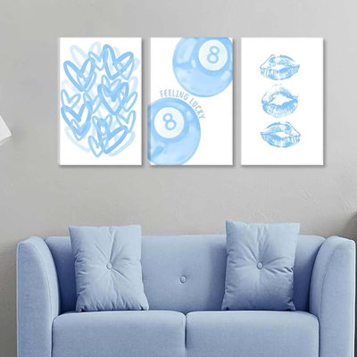 3 Piece Wrapped Canvas Print