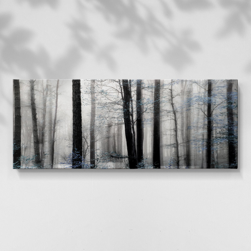 «Waiting for Spring» - Toile tendue avec châssis - Prêt à accrocher, H 20 po x l 50 po