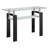 Rectangular Glass Top Sofa Table