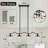 Sufyaan 4 - Light Matte Black Pendant