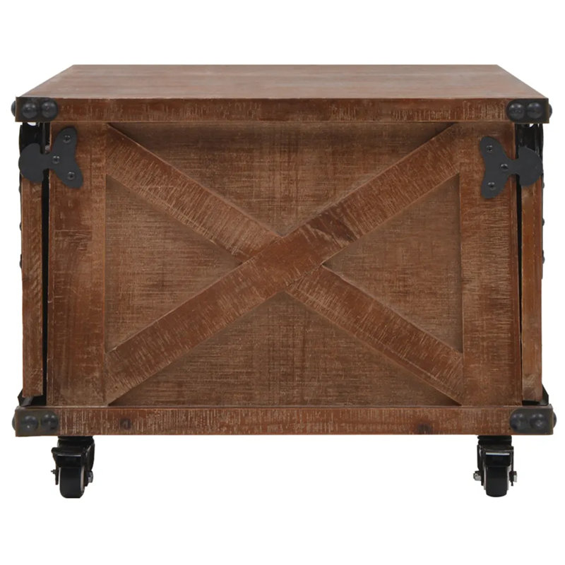 Gina Block Coffee Table with Storage