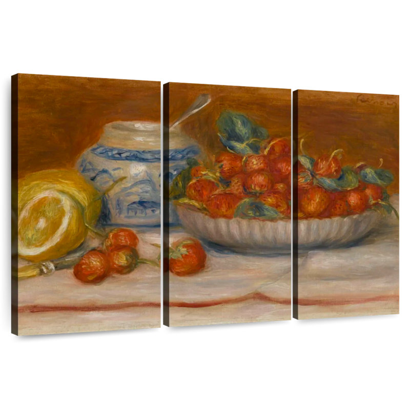 Yarlin Strawberries 1905, H 36 po x l 57 po