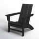 Modern Adirondack High-Density Polyethylene (HDPE) Outdoor Adirondack Chair