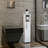 Modern Bathroom Cabinet, White, 5.9 x 25.6 x 4.7 inches | 100% Melamine Coated Particle Board, Thickness: 0.7 inches | Wall-Mountable Design with Multiple Shelves | Stylish & Functional Storage Solution for Any Bathroom-2063329915