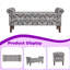 Banc de rangement avec repose-pieds Conrad-220056207