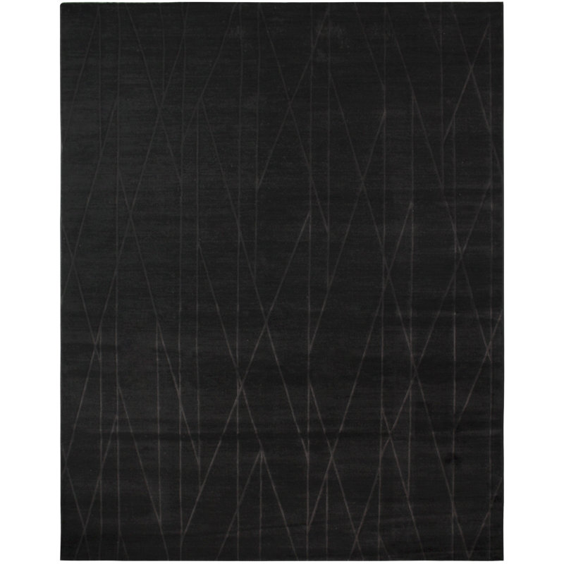 Sarila Area Rug in Black, Rectangle 7'7" x 10'9"