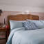 Gingham Print Cotton Duvet Cover Set-119899049-119899048